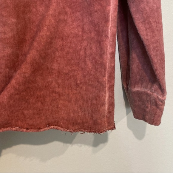 POL Distressed Boho Aztec Sweatshirt Size Medium - Picture 10 of 12